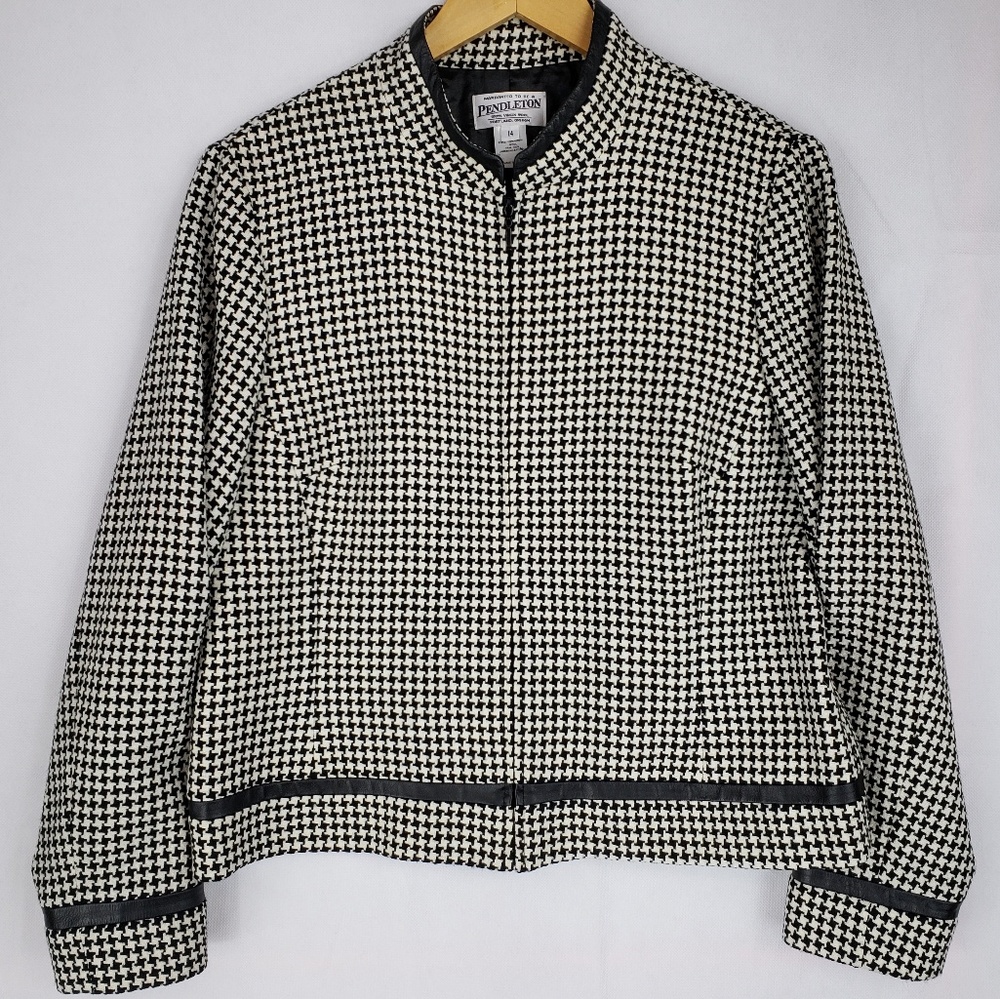 PENDLETON Virgin Wool Lambskin Jacket